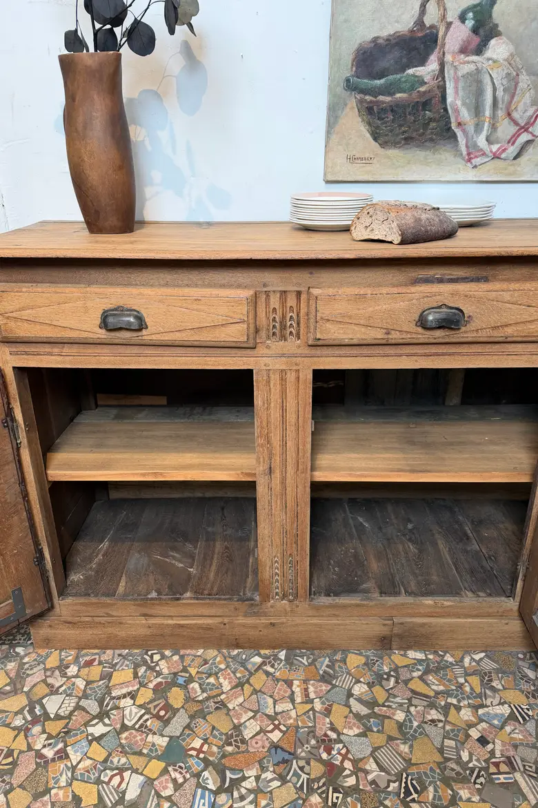 Buffet rustique en chêne – fin XIXe