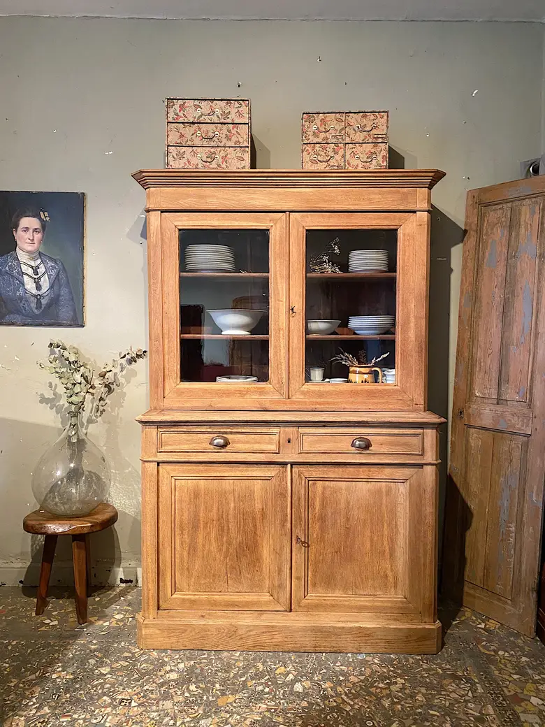 Buffet vaisselier en chêne Début XXème