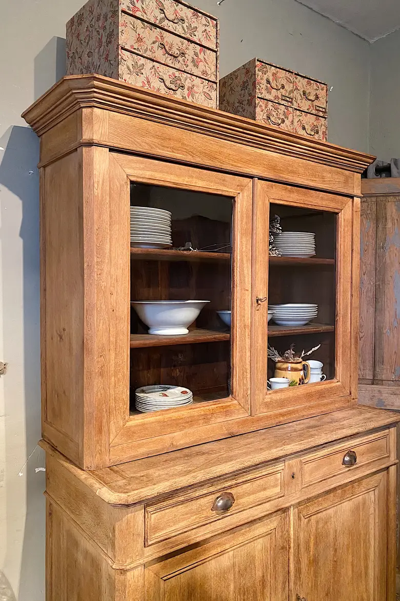 Buffet vaisselier en chêne Début XXème