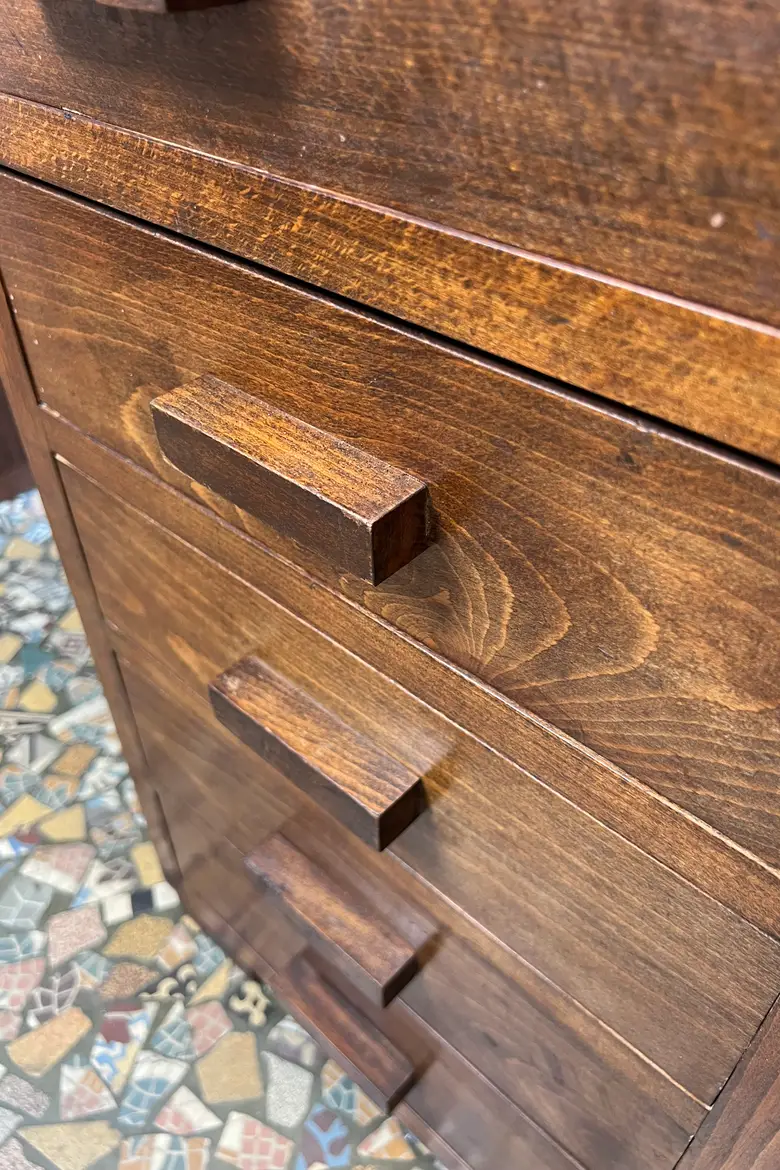 Bureau Art déco en noyer - années 1930