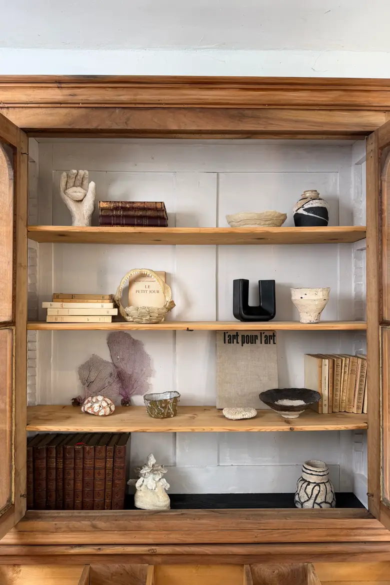 Bureau bibliothèque en noyer – XIXe siècle