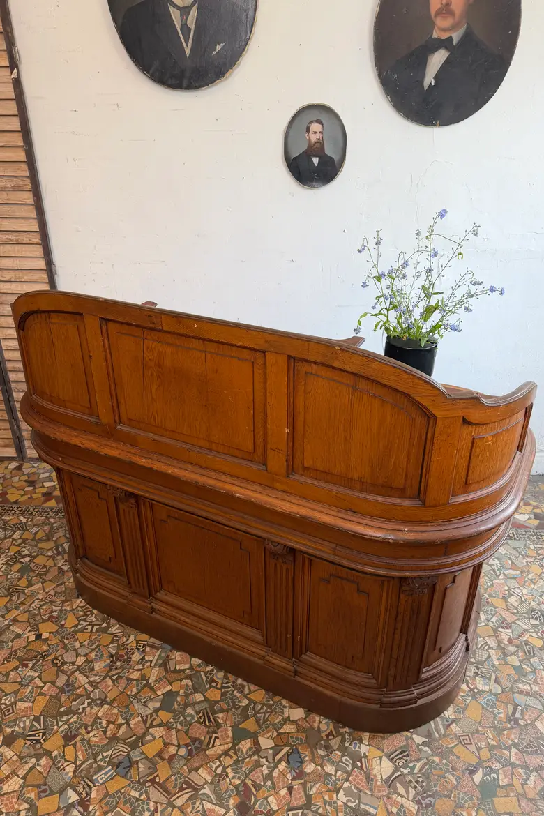 Bureau comptoir Napoléon III