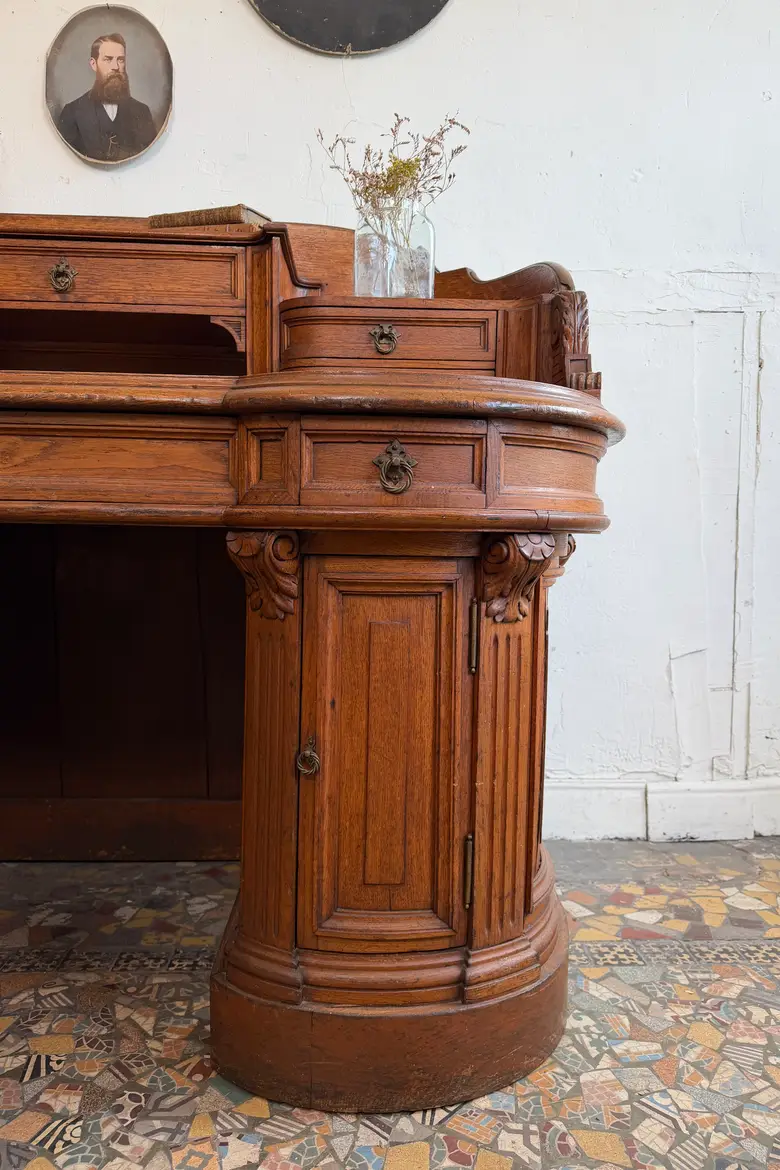 Bureau comptoir Napoléon III