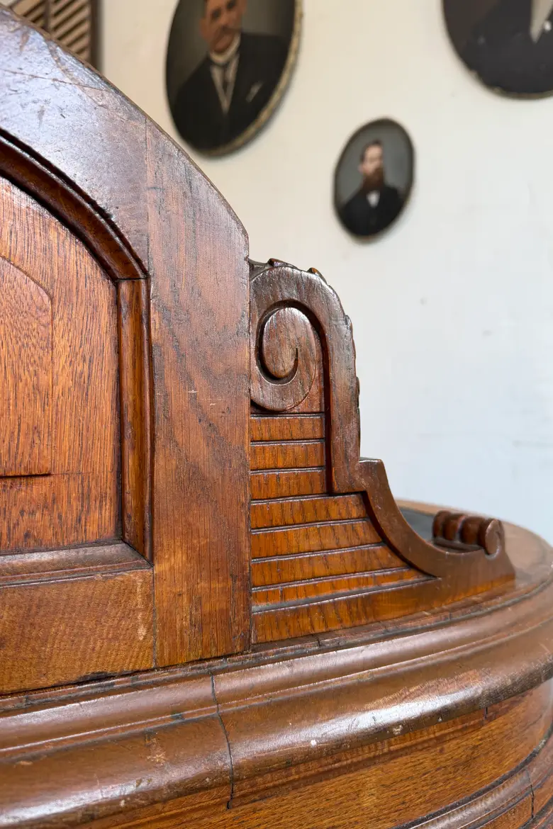 Bureau comptoir Napoléon III