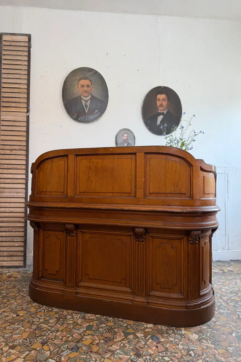 Bureau comptoir Napoléon III