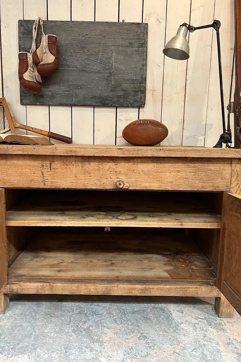 Bureau d’usine en chêne 1930