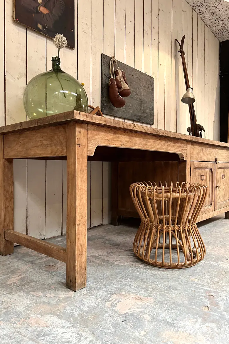 Bureau d’usine en chêne 1930