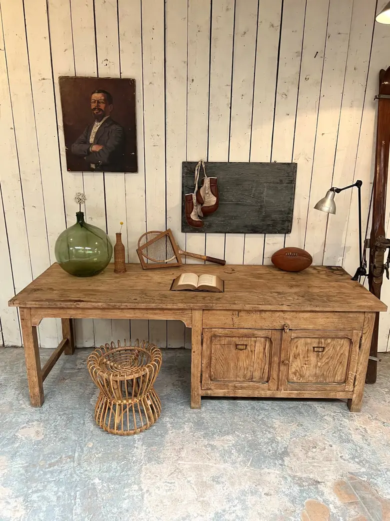 Bureau d’usine en chêne 1930
