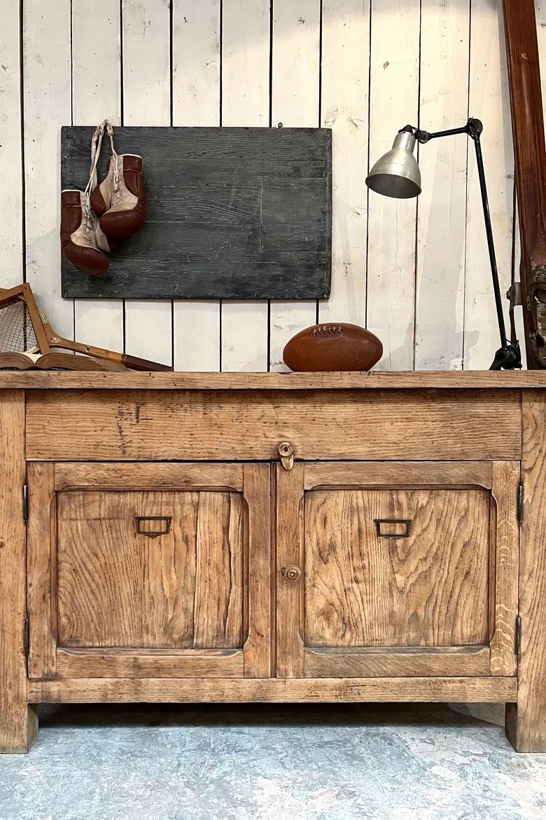 Bureau d’usine en chêne 1930