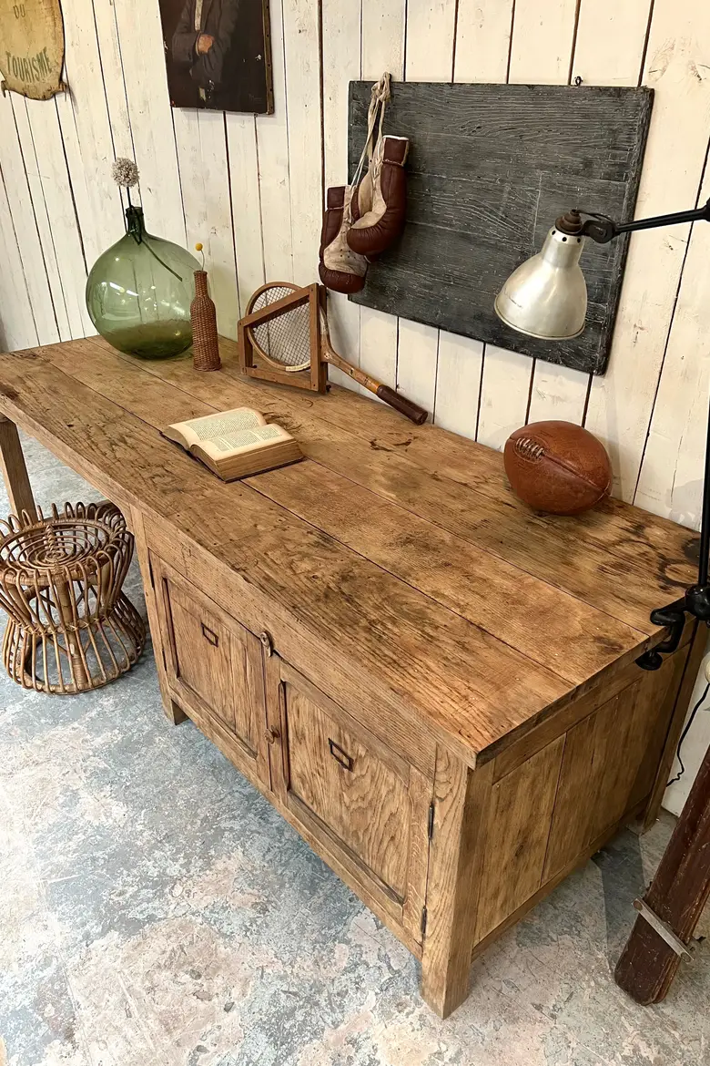 Bureau d’usine en chêne 1930