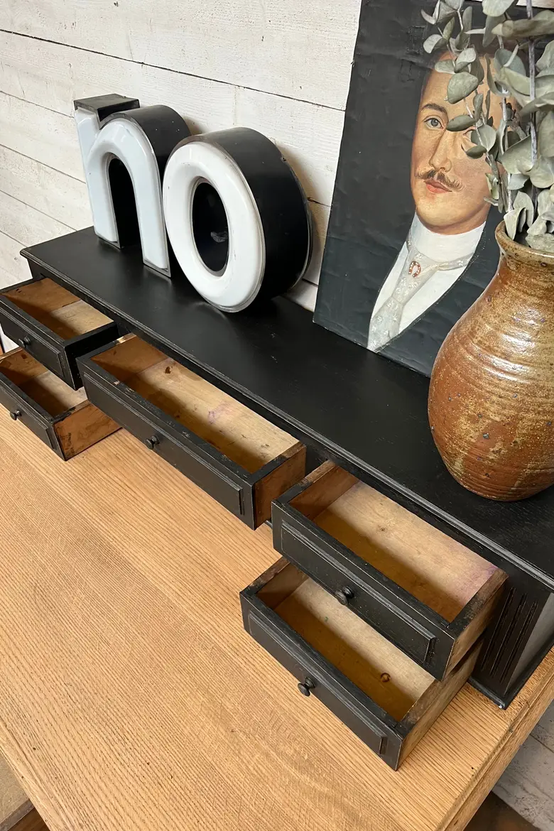 Bureau style Napoléon 3 en chêne Début XXème