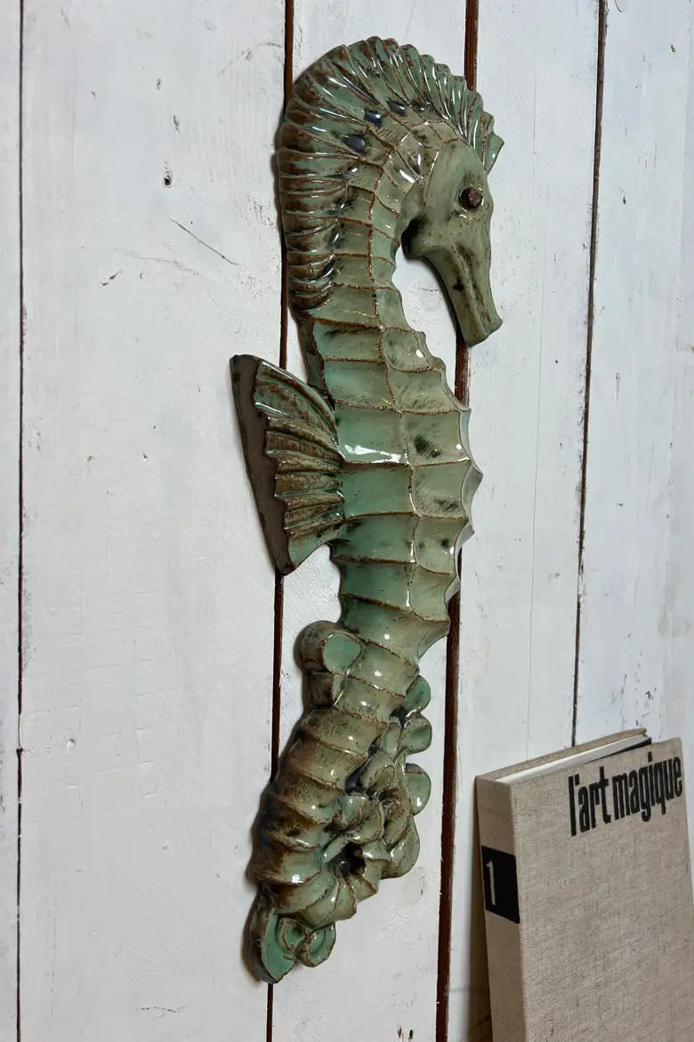 Céramique hippocampe 1970