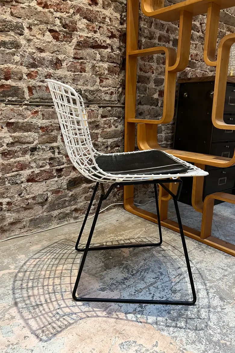 Chaise Bertoïa vintage Années 50