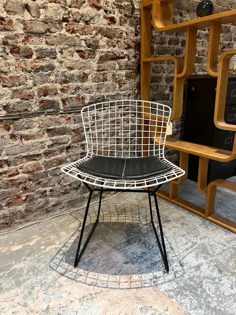 Chaise Bertoïa vintage Années 50