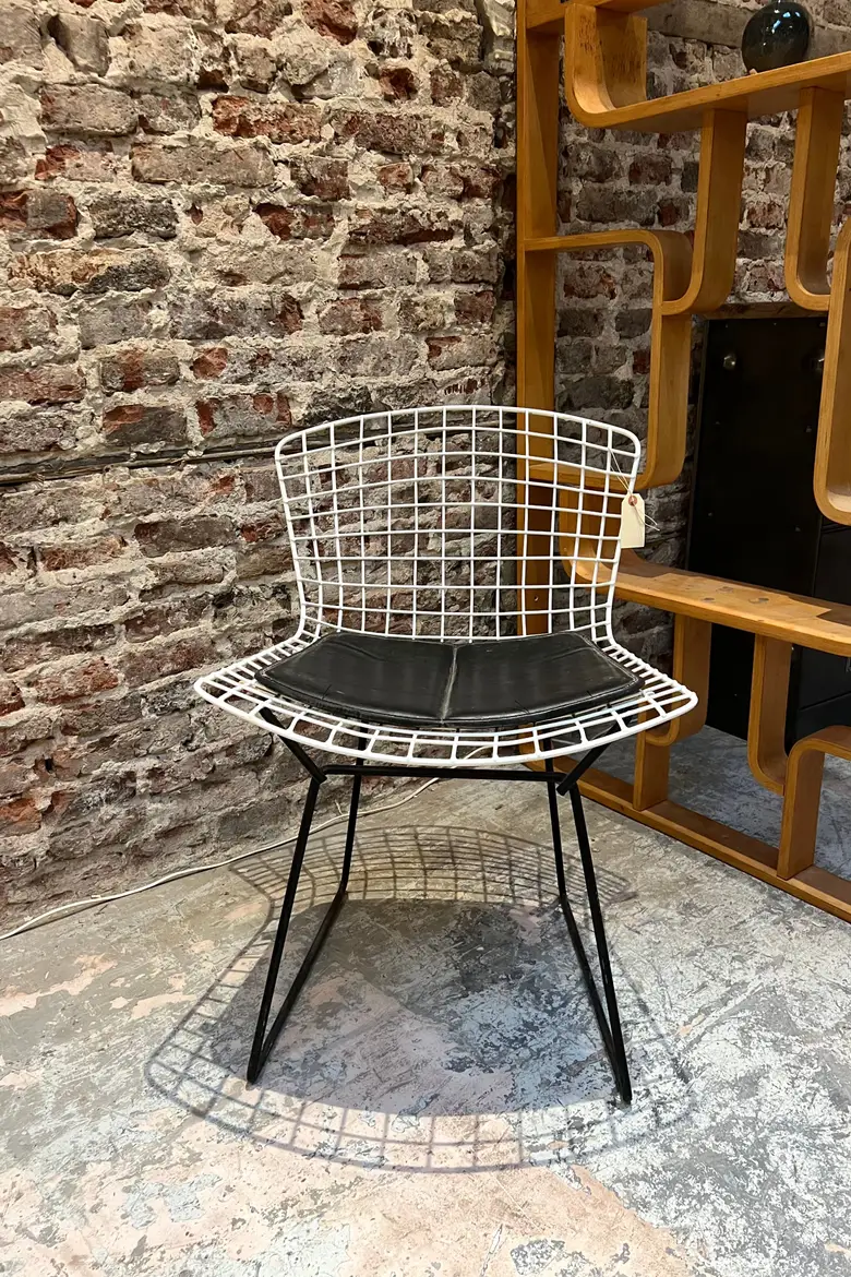Chaise Bertoïa vintage Années 50
