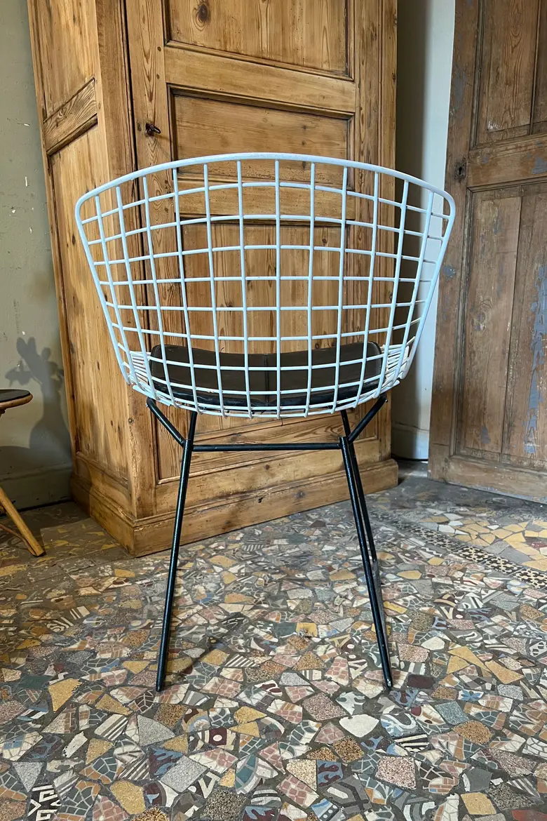 Chaise Bertoïa vintage Années 50
