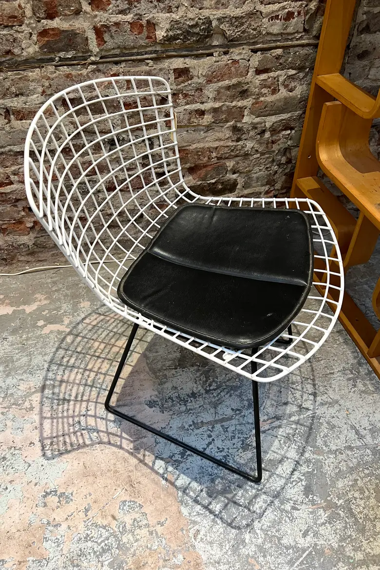 Chaise Bertoïa vintage Années 50