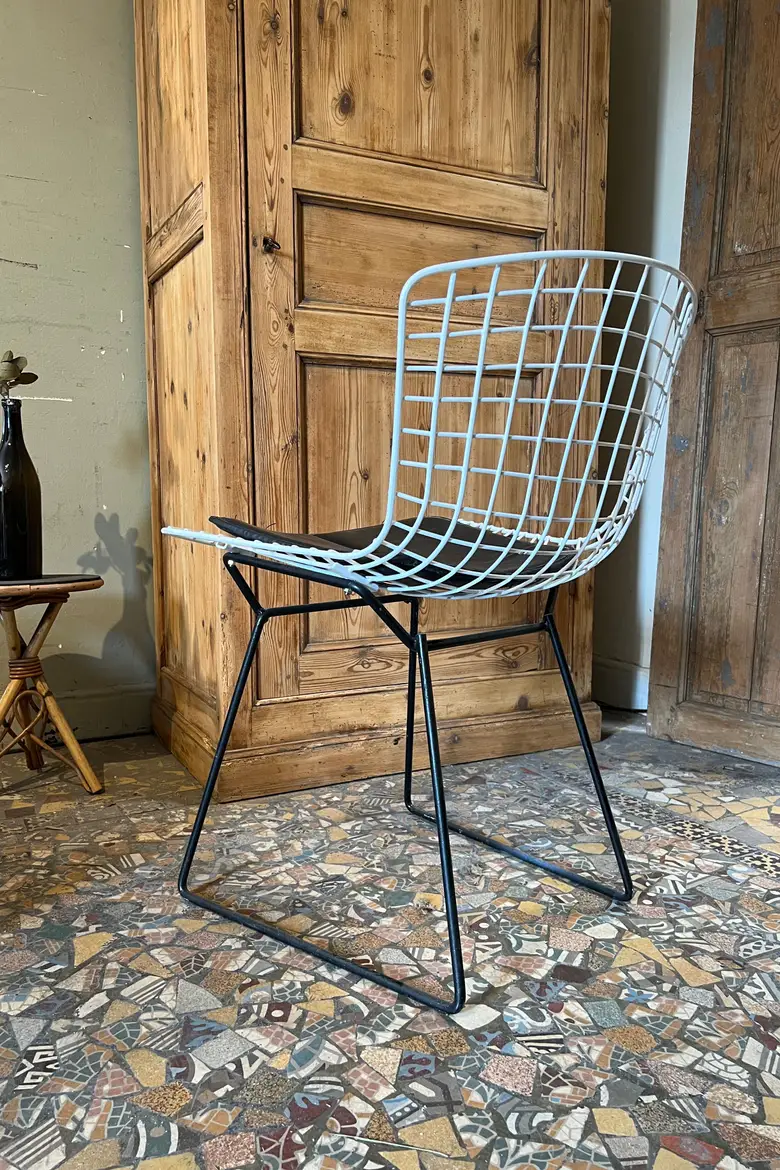 Chaise Bertoïa vintage Années 50