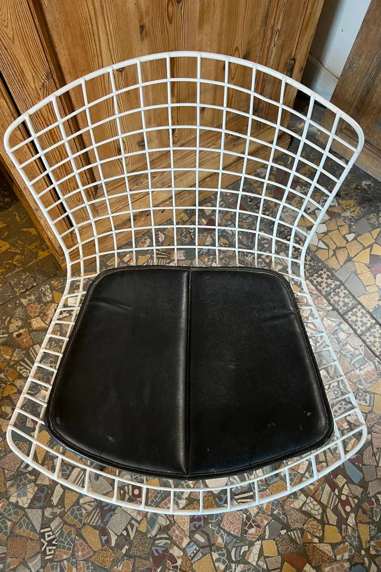 Chaise Bertoïa vintage Années 50