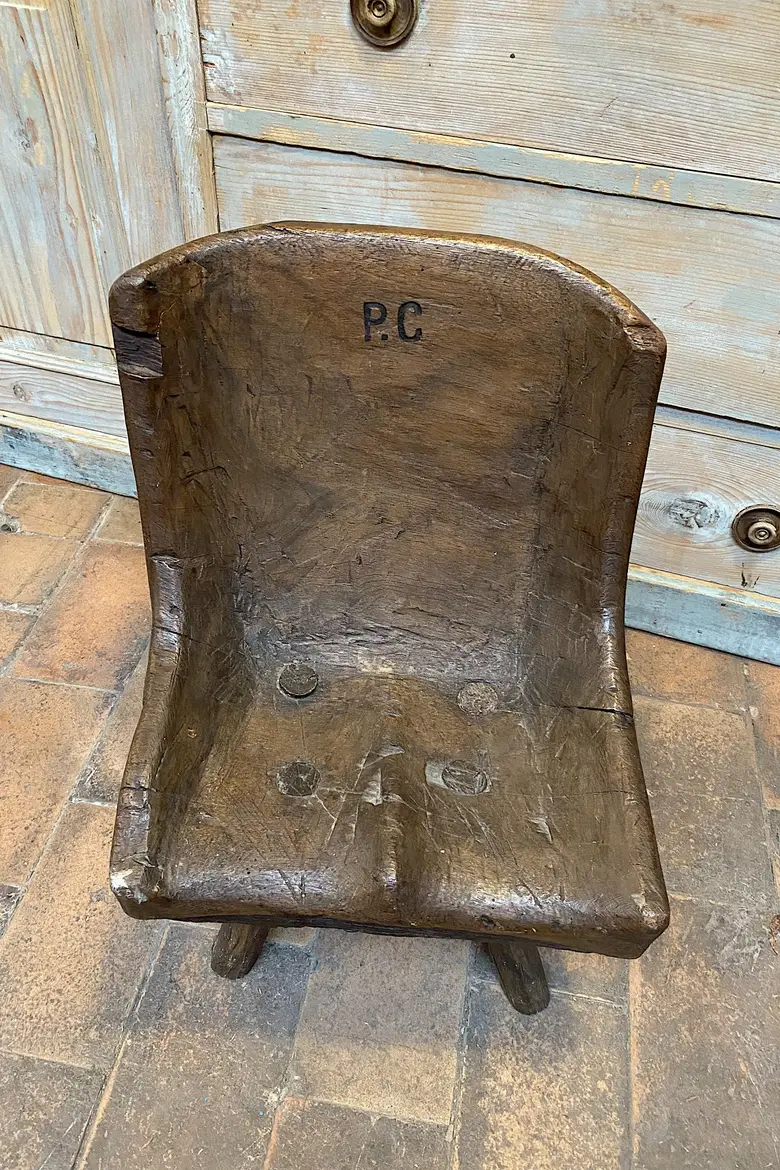 Chaise enfant art populaire Début XXème