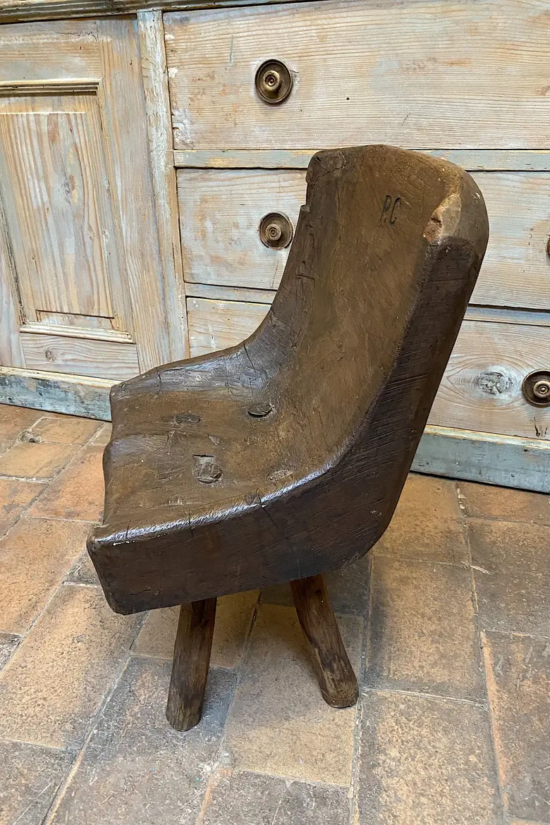 Chaise enfant art populaire Début XXème