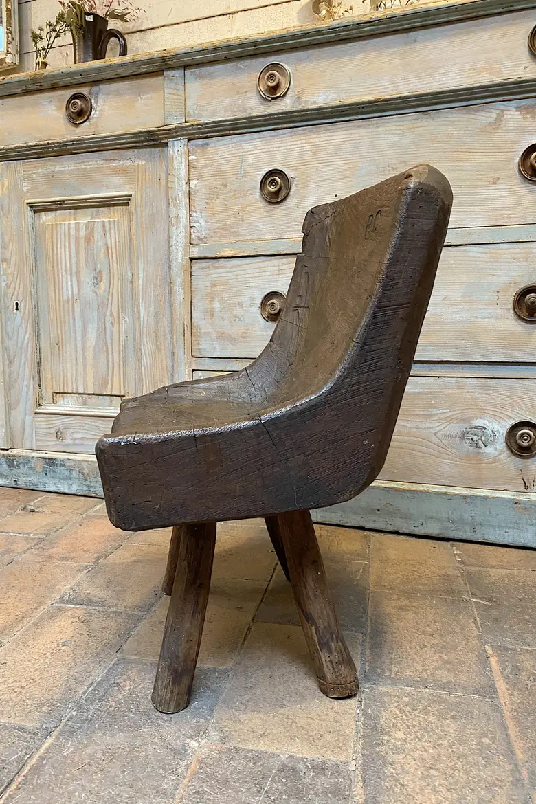 Chaise enfant art populaire Début XXème