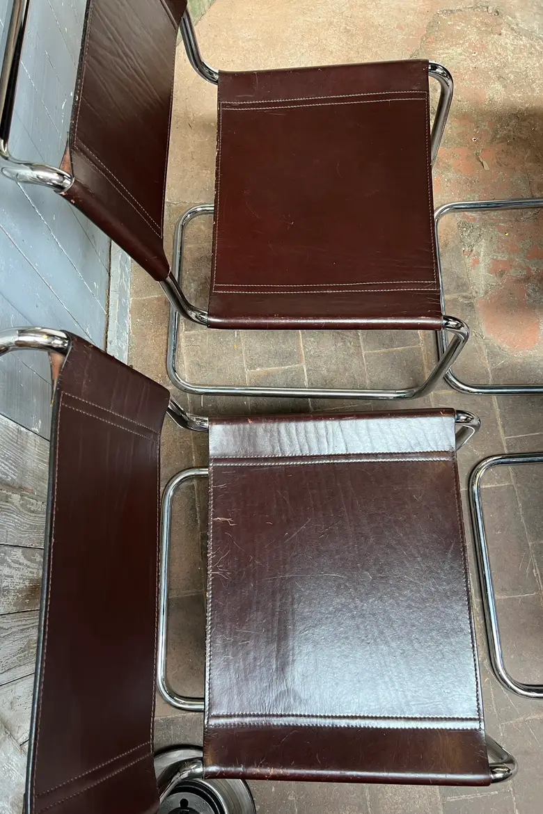 Chaises Bauhaus S33 Thonet Années 80