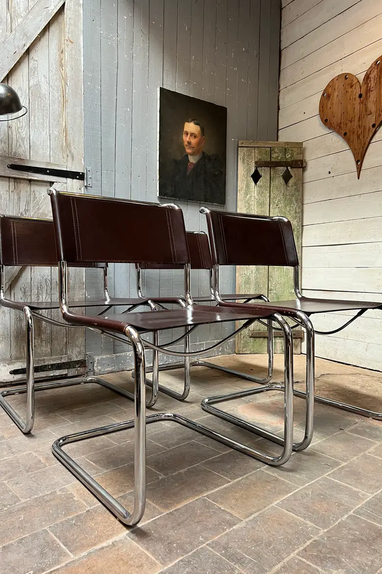 Chaises Bauhaus S33 Thonet Années 80