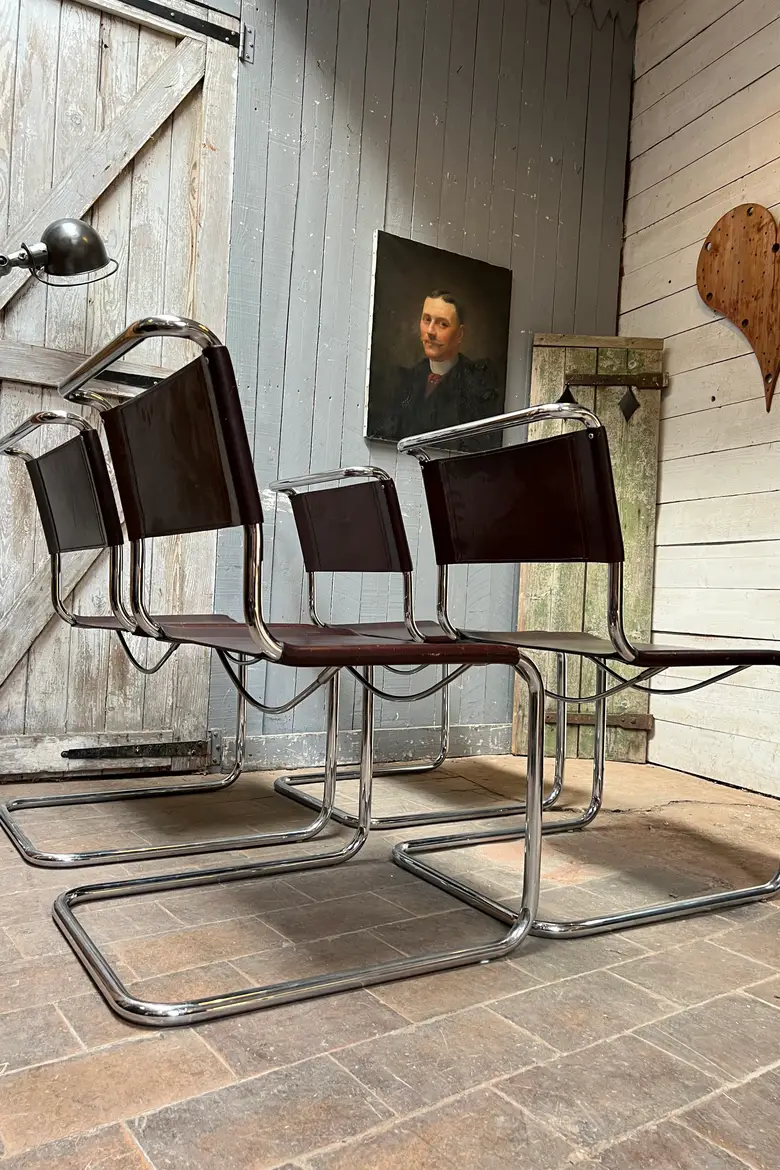 Chaises Bauhaus S33 Thonet Années 80