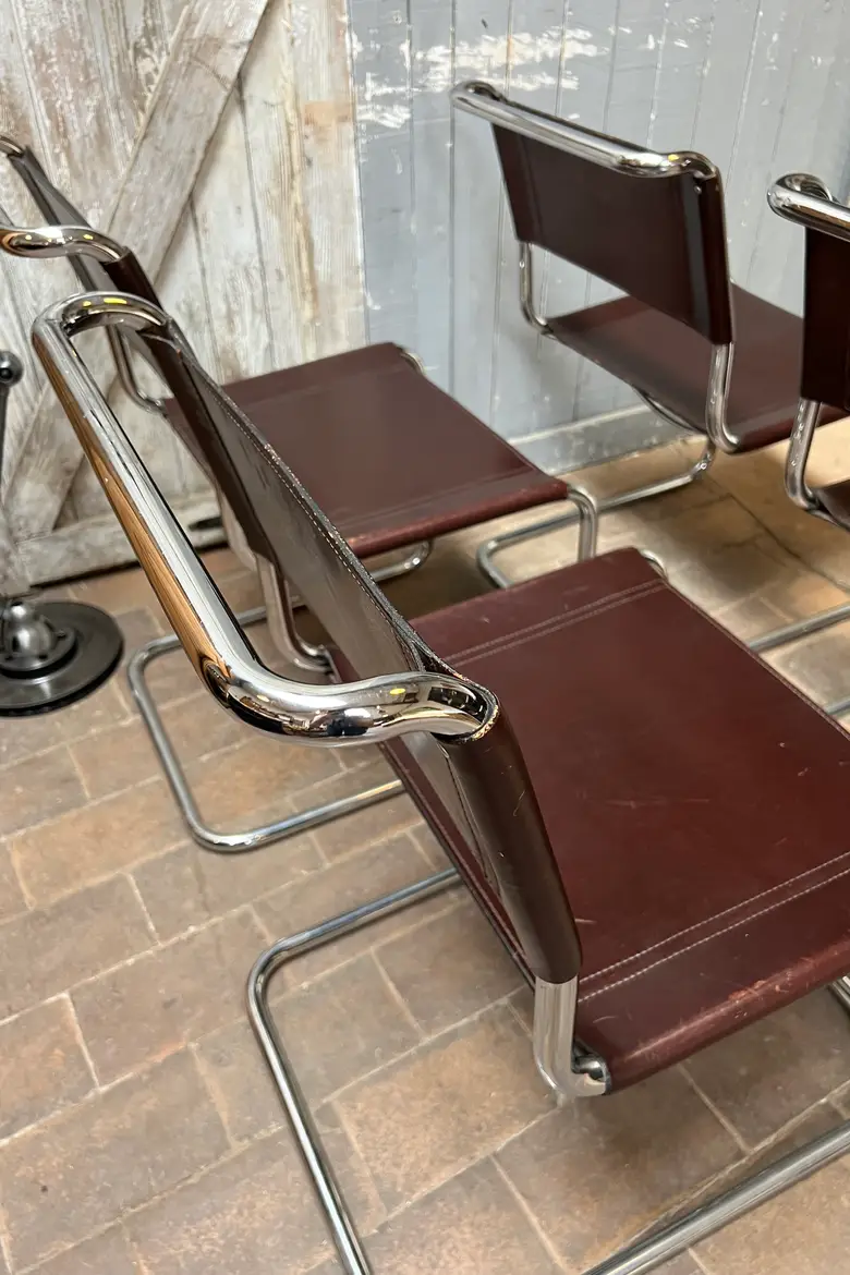 Chaises Bauhaus S33 Thonet Années 80
