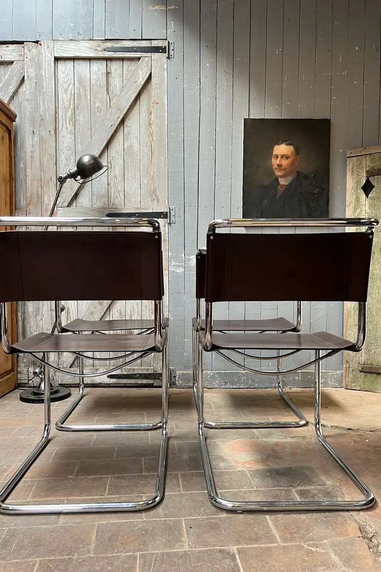Chaises Bauhaus S33 Thonet Années 80