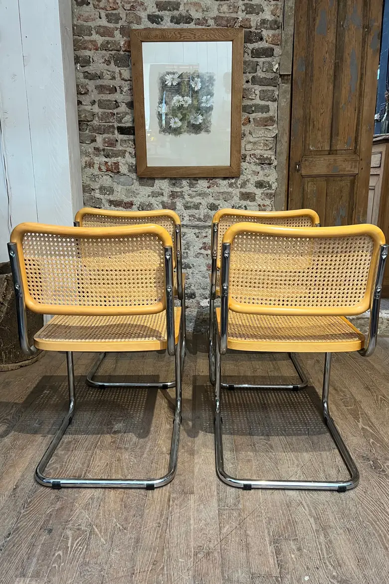 Chaises Cesca B32 Breuer Années 70