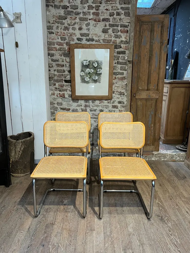 Chaises Cesca B32 Breuer Années 70