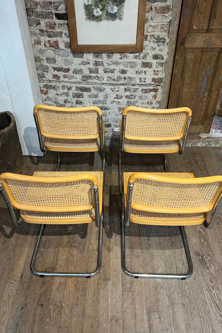 Chaises Cesca B32 Breuer Années 70