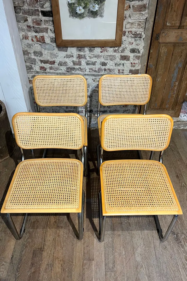 Chaises Cesca B32 Breuer Années 70