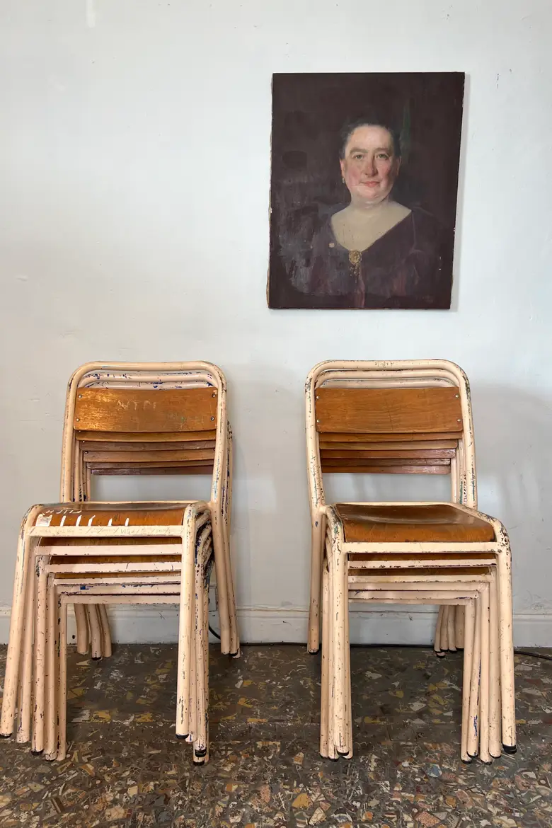 Chaises d’école Tolix