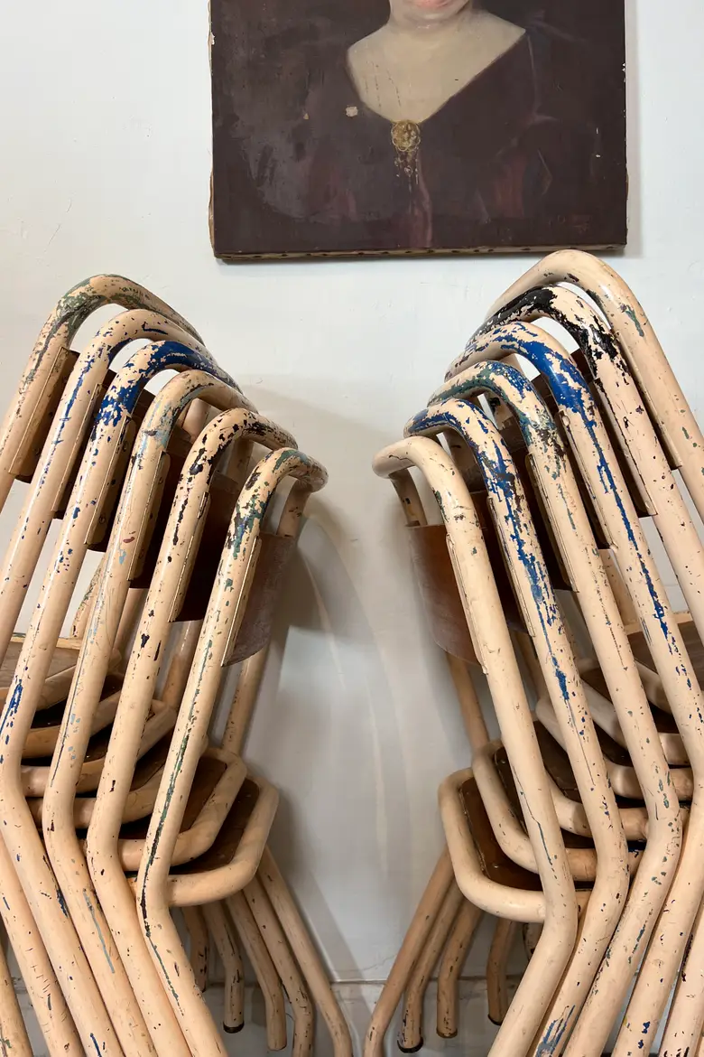 Chaises d’école Tolix