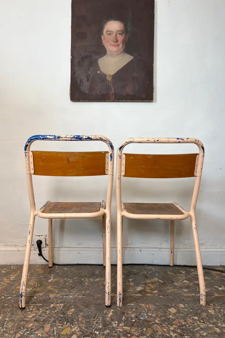 Chaises d’école Tolix