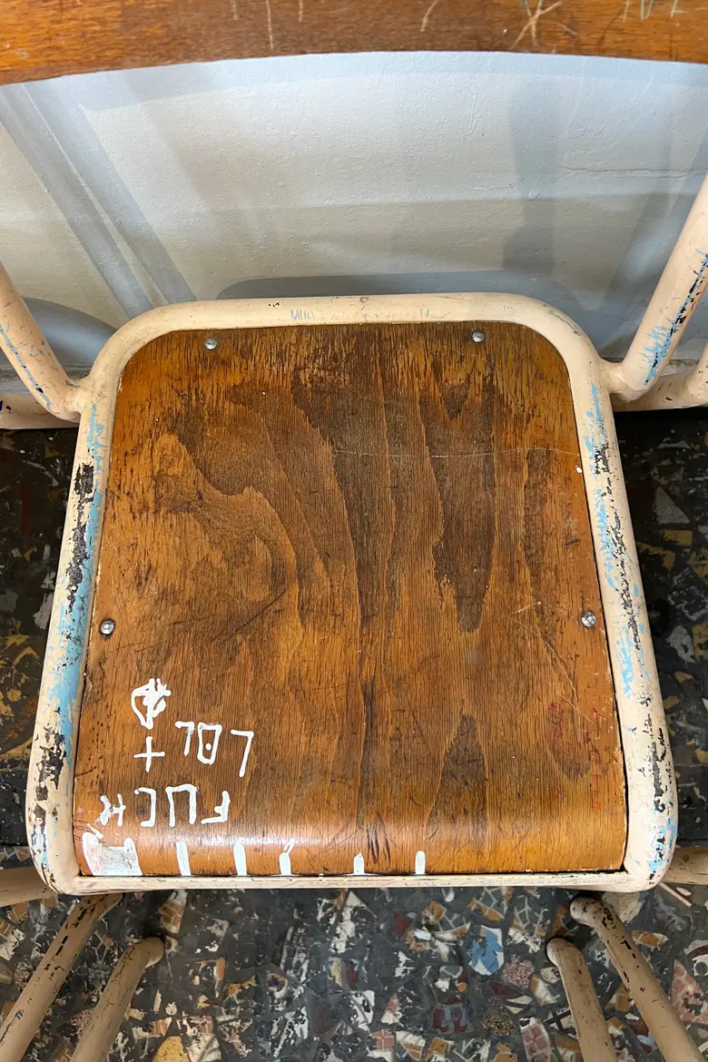 Chaises d’école Tolix