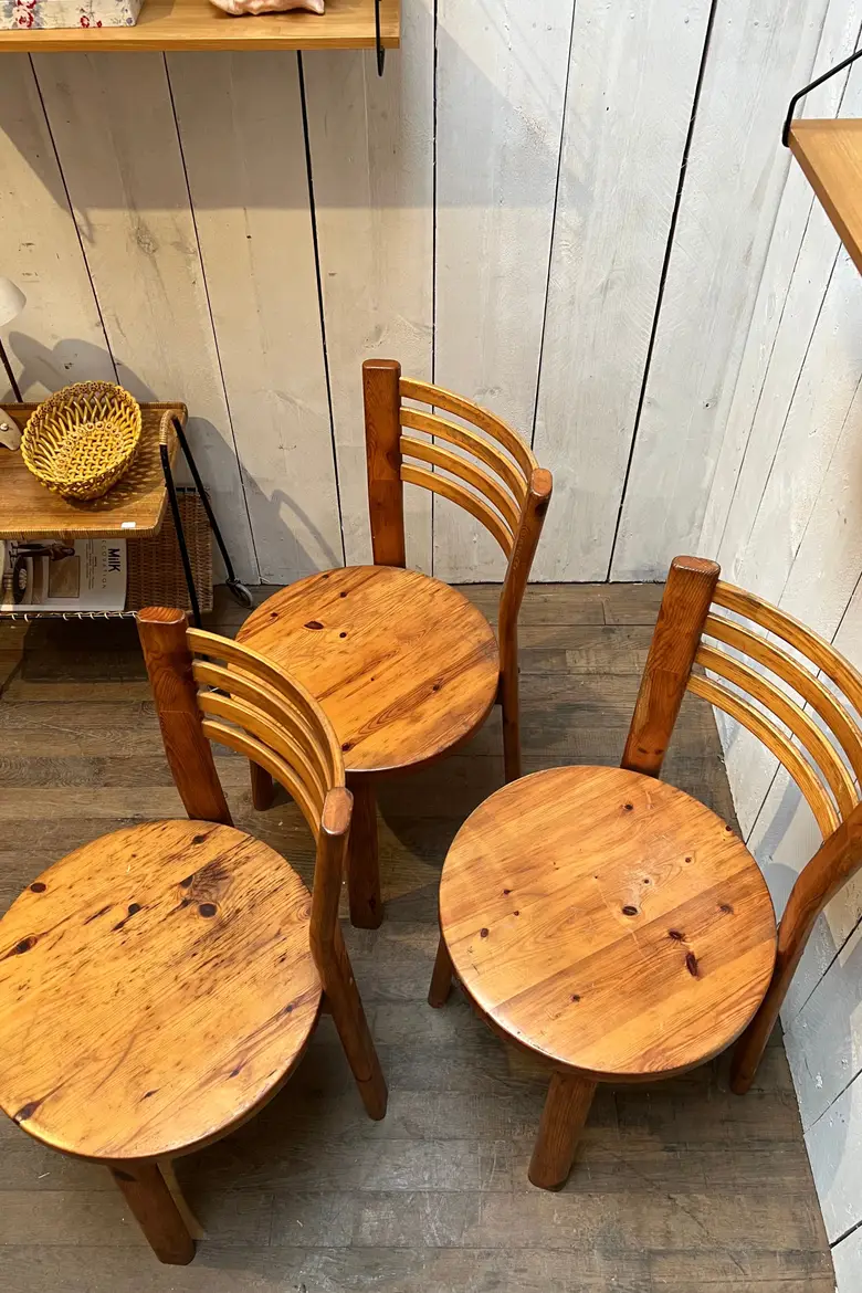 Chaises en pin style scandinave