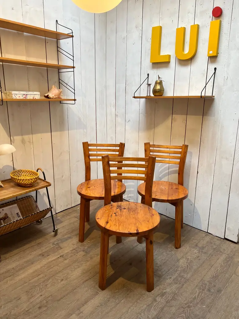 Chaises en pin style scandinave