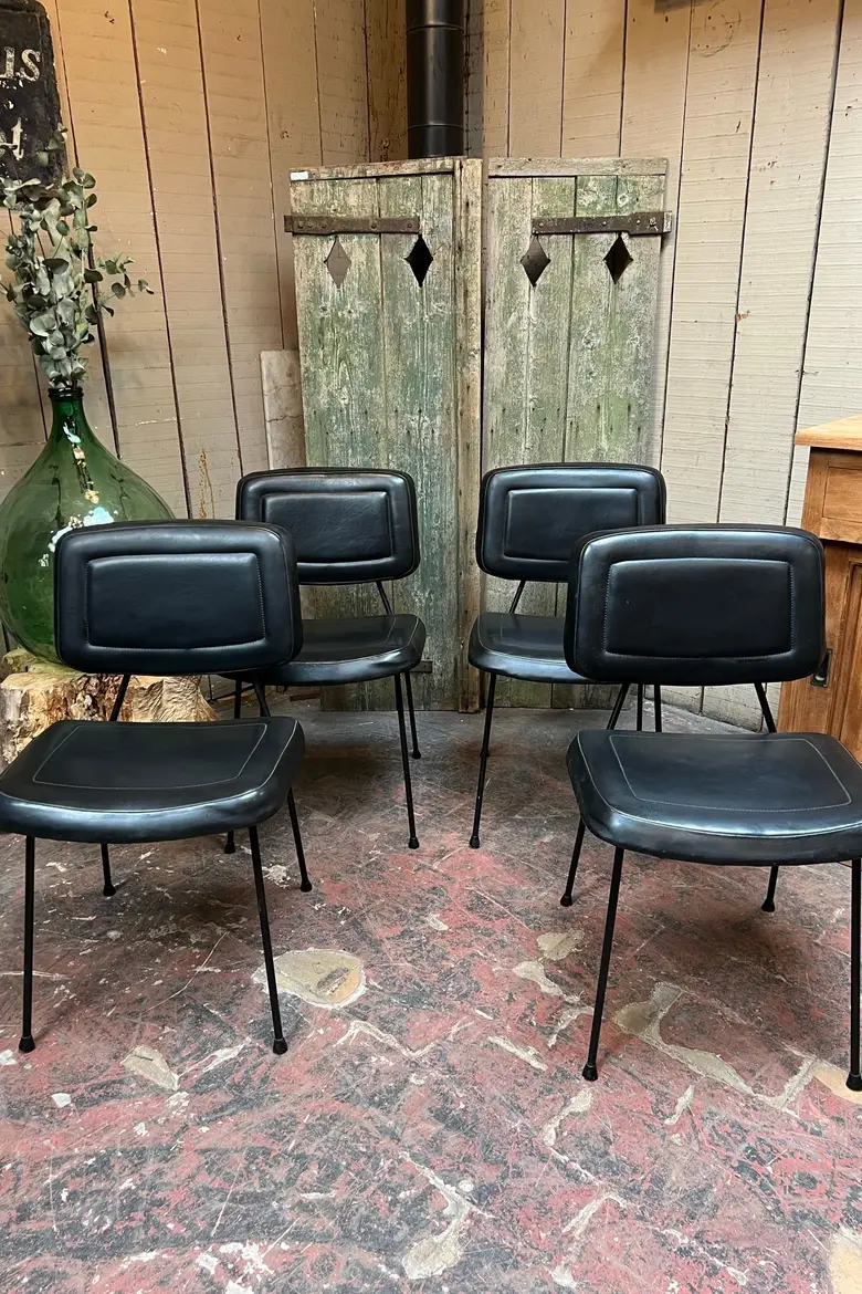 Chaises Pierre Paulin Modèle CM 196 Années 60