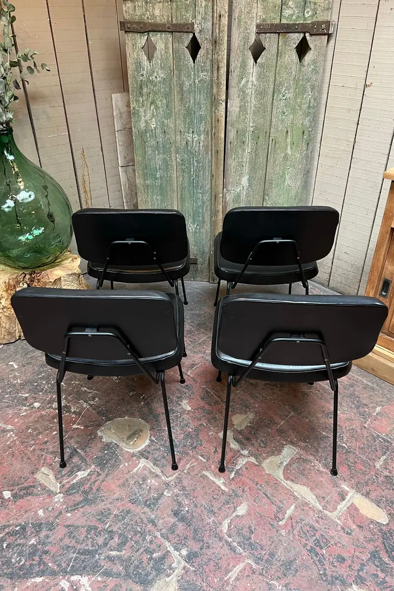 Chaises Pierre Paulin Modèle CM 196 Années 60