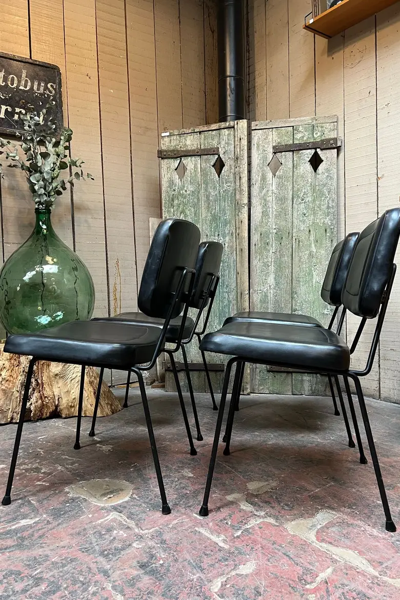 Chaises Pierre Paulin Modèle CM 196 Années 60