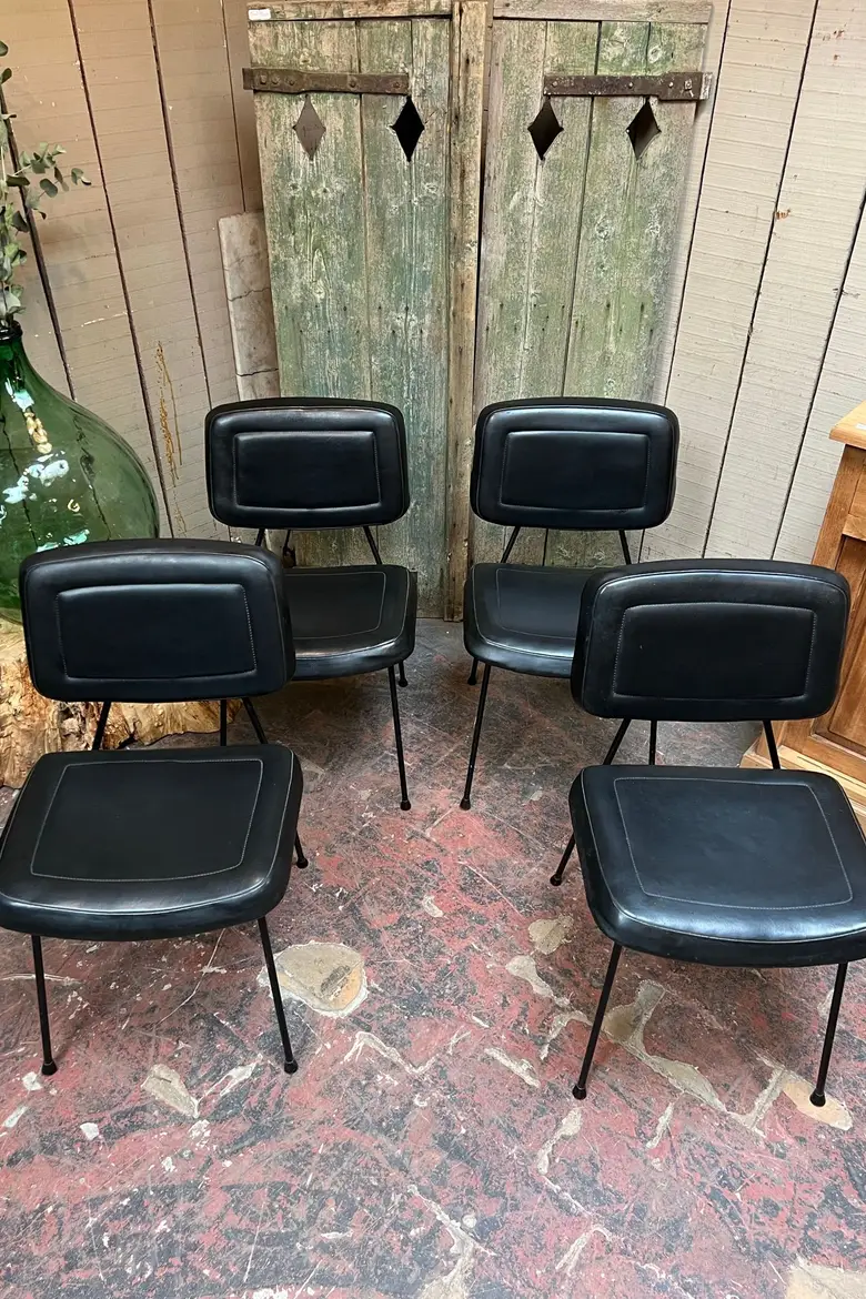 Chaises Pierre Paulin Modèle CM 196 Années 60