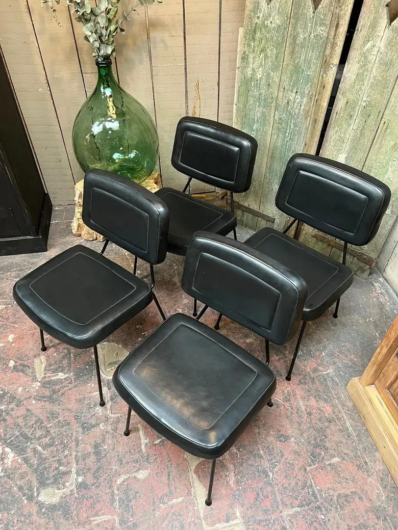 Chaises Pierre Paulin Modèle CM 196 Années 60