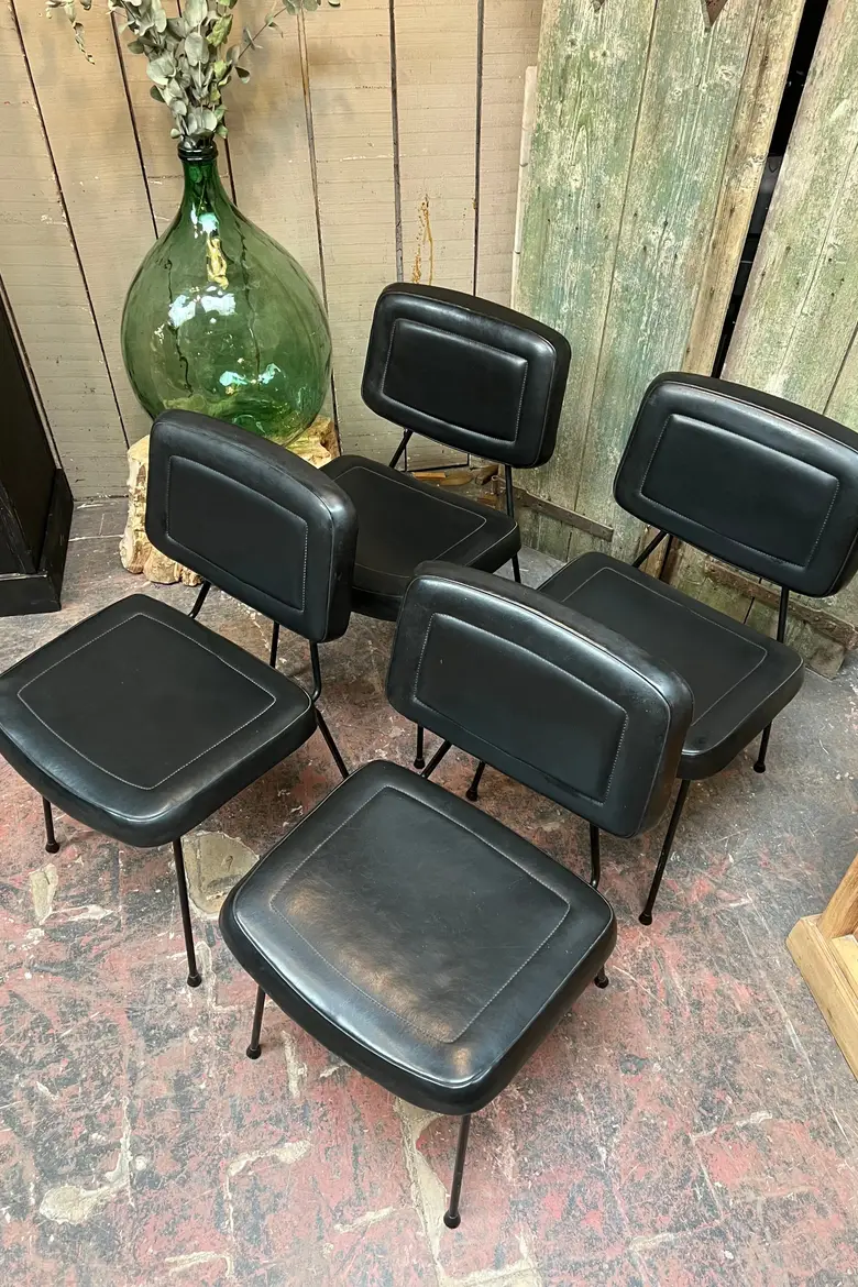 Chaises Pierre Paulin Modèle CM 196 Années 60