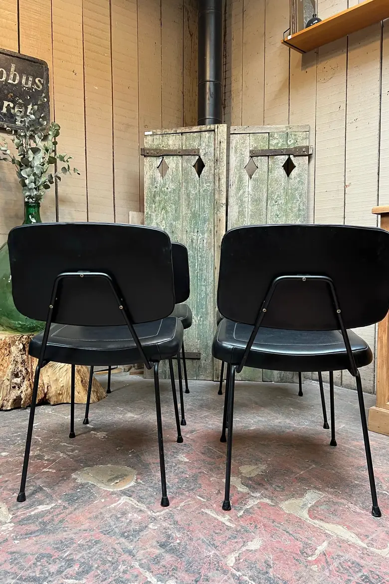 Chaises Pierre Paulin Modèle CM 196 Années 60