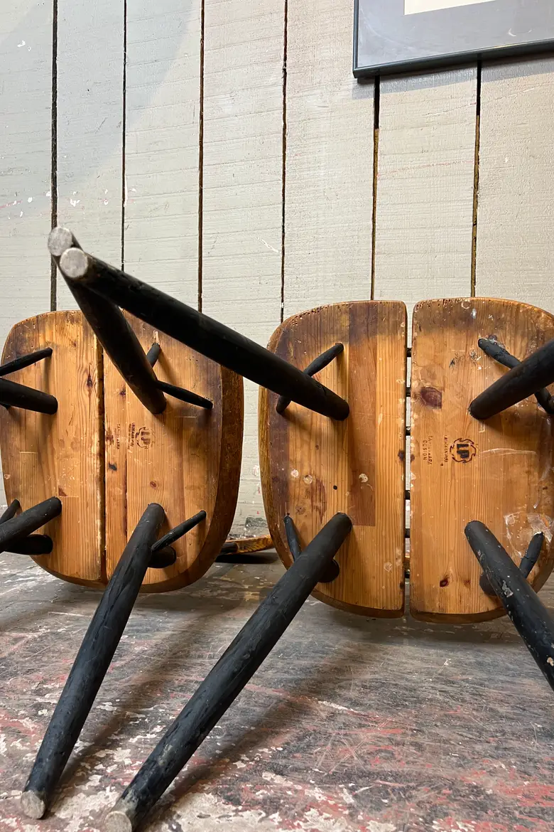Chaises Pirkka – Tapiovaara, années 50