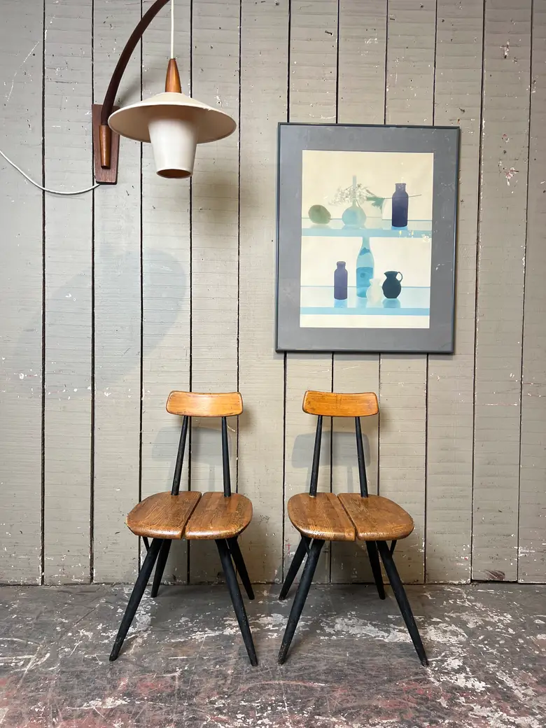 Chaises Pirkka – Tapiovaara, années 50